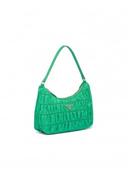 P.rada P.rada Mini Hobo Bag In Mint Green Nylon and Leather High High